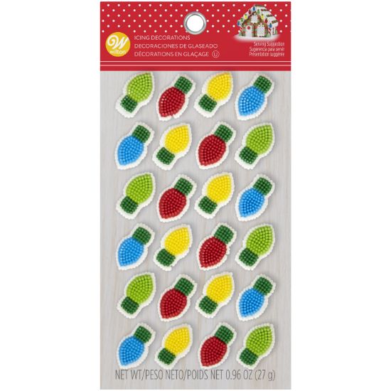 Picture of Icing Decorations 24/Pkg Mini Christmas Light Bulbs