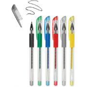 Picture of Living In Color Color-Flow Glitter Gel Pen Set 6/Pkg Metallics
