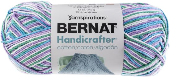 Picture of Bernat Handicrafter Cotton Yarn - Ombres Beach Ball Blue