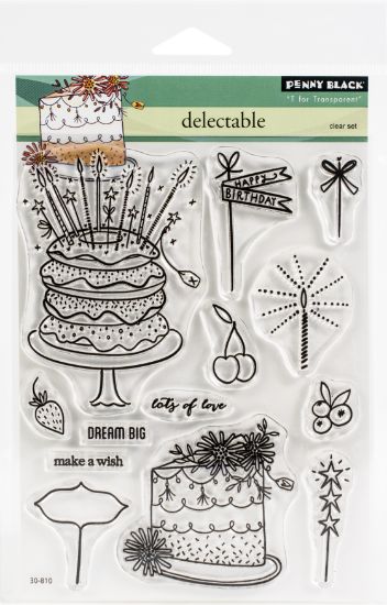 Picture of Penny Black Clear Stamps Delectable