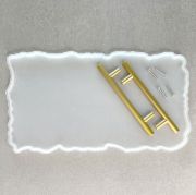 Picture of Jewelry Made By Me Resin Craft Silicone Mold-Geode Tray Set With Handles