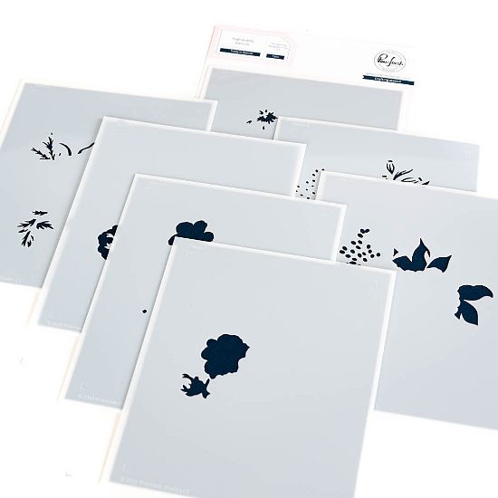 Picture of Pinkfresh Studio Stencils 4.25"X5.25" 7/Pkg-Today Is Special Layering