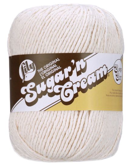 Picture of Sugar'n Cream Yarn - Solids Super Size Ecru