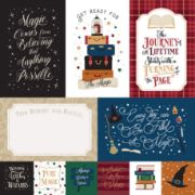Picture of Witches & Wizards No.2 Double-Sided Cardstock 12"X12" 4"X6" Journaling Cards