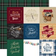 Picture of Witches & Wizards No.2 Double-Sided Cardstock 12"X12" 4"X4" Journaling Cards