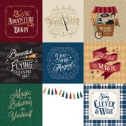 Picture of Witches & Wizards No.2 Double-Sided Cardstock 12"X12" 4"X4" Journaling Cards