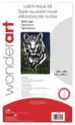 Picture of Wonderart Latch Hook Kit 24"X34" White Tiger