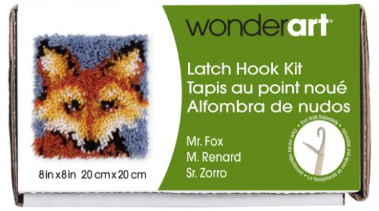 Picture of Wonderart Latch Hook Kit 8"X8" Mr. Fox