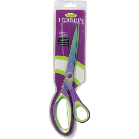 Picture of Titanium Dressmaker Scissors 10" Purple/Green