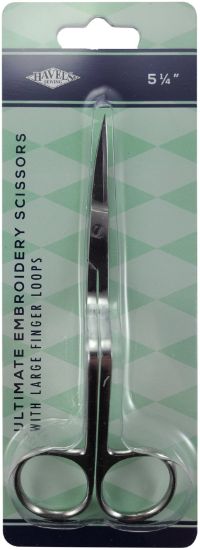 Picture of Ultimate Angled Machine Embroidery Scissors 5.25" Large Finger Loops