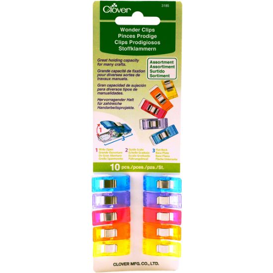 Picture of Wonder Clips Assorted Colors 10/Pkg