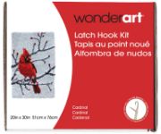 Picture of Wonderart Classic Latch Hook Kit 20"X30" Cardinal