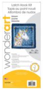 Picture of Wonderart Latch Hook Kit 12"X12" Unicorn
