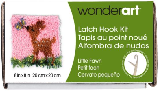 Picture of Wonderart Latch Hook Kit 8"X8" Little Fawn