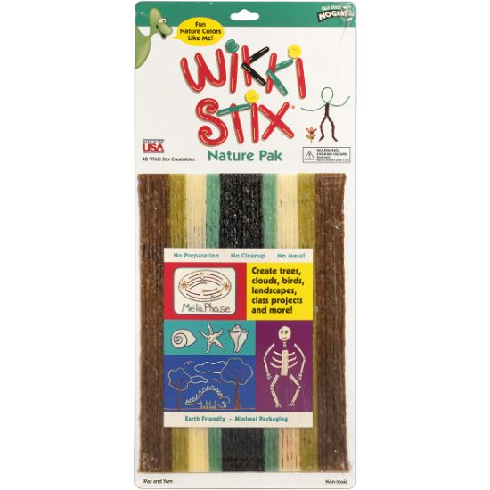 Picture of Wikki Stix 8" 48/Pkg Natural