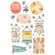 Picture of Simple Stories Sticker Book 12/Sheets-Boho Sunshine, 572/Pkg