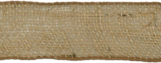 Picture of Wired Burlap Ribbon 2-1/2"X10yd Natural