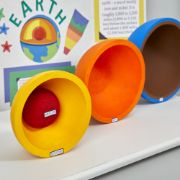 Picture of Smooth Hollow Half Styrofoam Ball 8" 