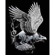 Picture of Silver Foil Engraving Art Kit 8"X10" Screaming Griffin