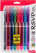 Picture of Pentel R.S.V.P. Medium Ballpoint Pens 8/Pkg Assorted Colors