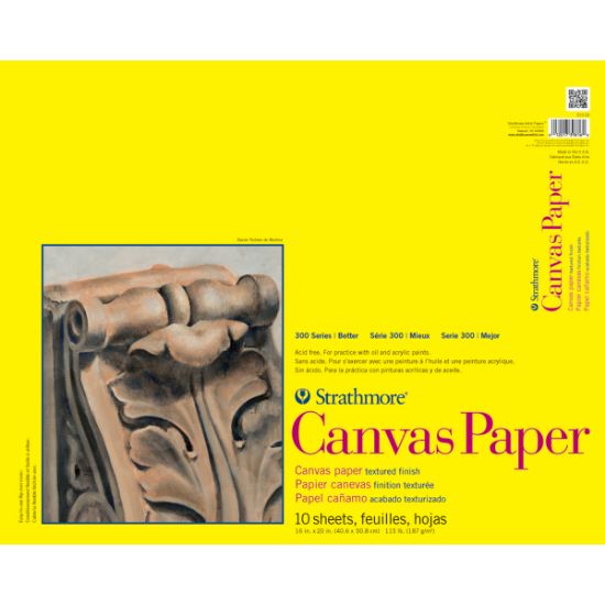 Picture of Strathmore Canvas Paper Pad 16"X20" 10 Sheets