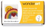 Picture of Wonderart Latch Hook Kit 12"X12" Sunshine Rainbow