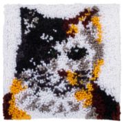 Picture of Wonderart Latch Hook Kit 12"X12" Calico Cat