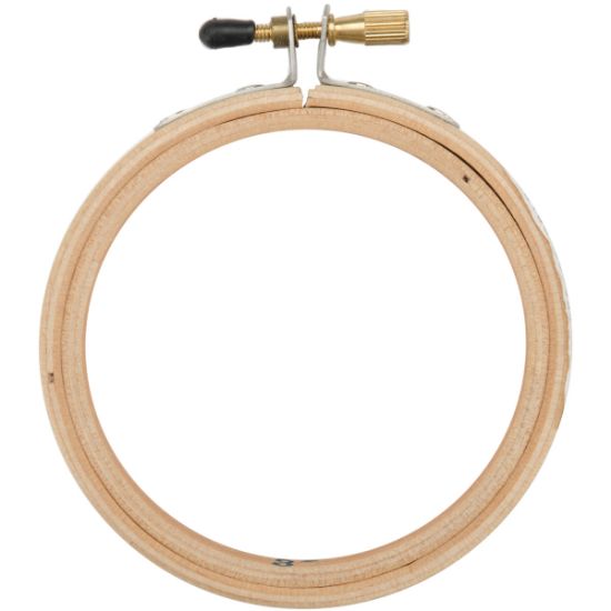 Picture of Wood Embroidery Hoop W/Round Edges 3" Natural