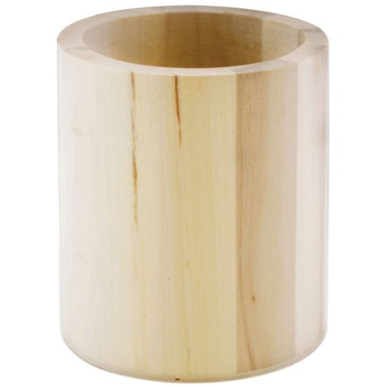 Picture of Wooden Pen & Pencil Tub 3.5" Round