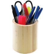 Picture of Wooden Pen & Pencil Tub 3.5" Round