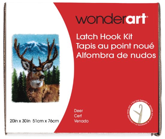 Picture of Wonderart Classic Latch Hook Kit 20"X30" Deer