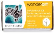 Picture of Wonderart Latch Hook Kit 12"X12" Treble Clef