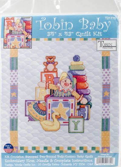 Picture of Toys Quilt Stamped Cross Stitch Kit 34"X43"