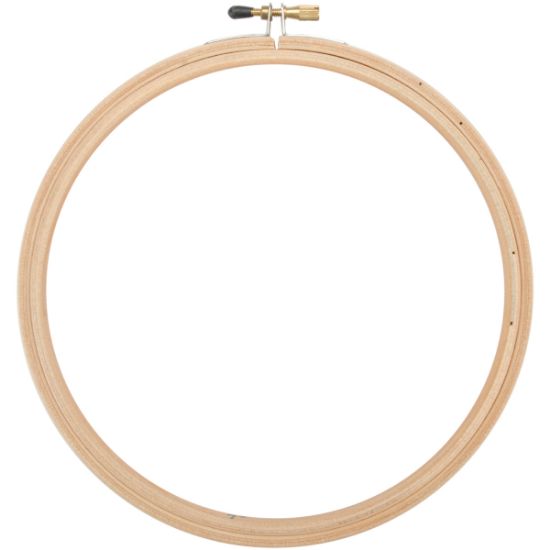 Picture of Wood Embroidery Hoop W/Round Edges 7" Natural