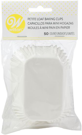 Picture of Petite Loaf Cups White 50/Pkg 1.25"X3.25"