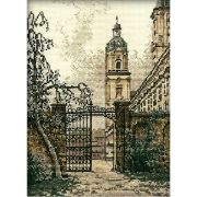 Picture of The Gate In The Town Counted Cross Stitch Kit 7.5"X10.5" 14 Count