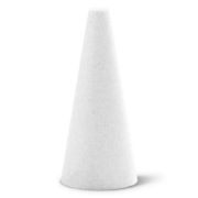 Picture of Styrofoam Cone 9 Inch X 4 Inch Bulk 24 pack-White