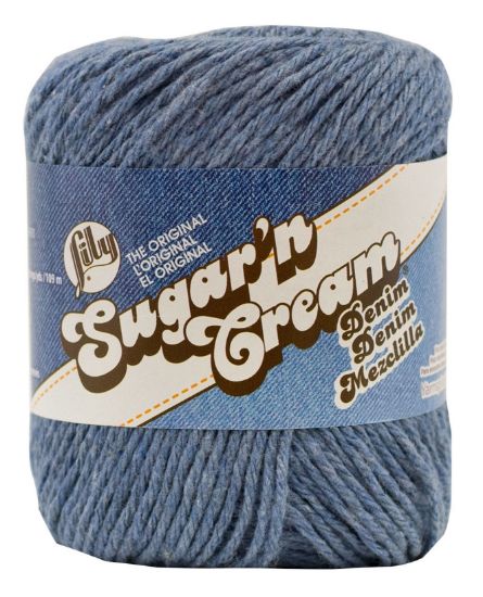 Picture of Sugar'n Cream Yarn - Solids Blue Jeans