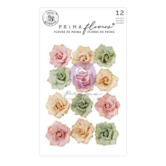 Picture of Prima Marketing Mulberry Paper Flowers-Jolly Night - Christmas Market