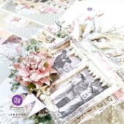 Picture of Prima Marketing Mulberry Paper Flowers-Jolly Night - Christmas Market