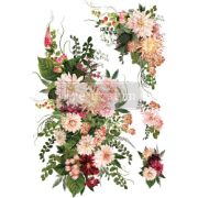 Picture of Prima Marketing Re-Design Decor Transfers 24"X35"-Dahlia Forever