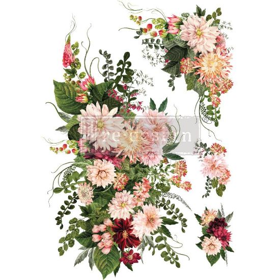 Picture of Prima Marketing Re-Design Decor Transfers 24"X35"-Dahlia Forever