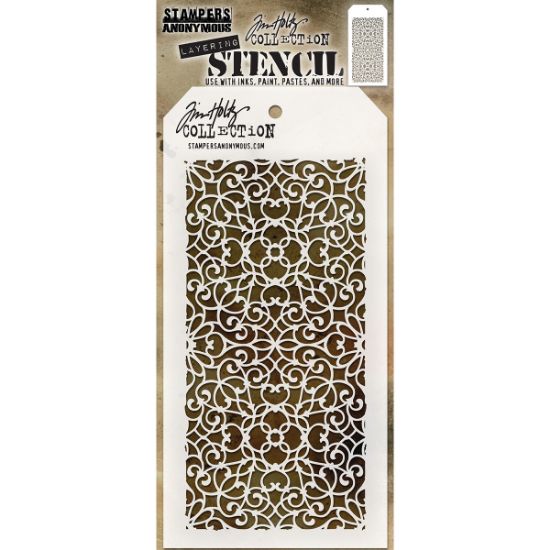 Picture of Tim Holtz Layered Stencil 4.125"X8.5" Ornate
