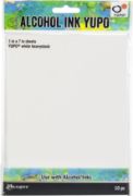 Picture of Tim Holtz Alcohol Ink White Yupo Paper 144lb 10/Pkg 5"X7"