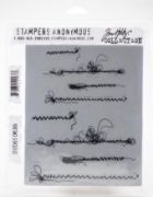 Picture of Tim Holtz Cling Stamps 7"X8.5" Stitches