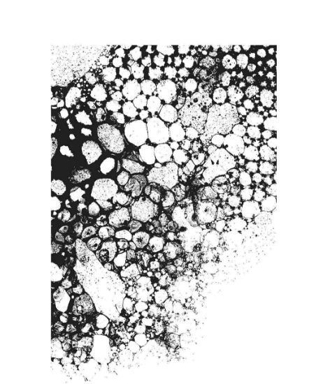 Picture of Tim Holtz Cling Stamps 7"X8.5"-Bubbles W/Grid Block