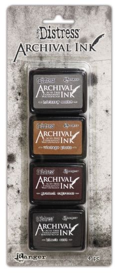 Picture of Tim Holtz Distress Archival Mini Ink Kit Kit 3