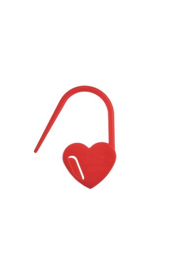 Picture of Tulip Stitch Markers 7/Pkg-Heart/Orange