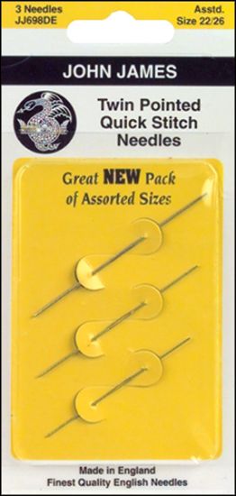 Picture of Twin Pointed Quick Stitch Tapestry Hand Needles Size 24 3/Pkg