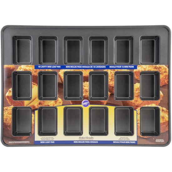 Picture of Perfect Results Mega Mini Loaf Pan 18 Cavity 3.75"X2.25"X1.25"